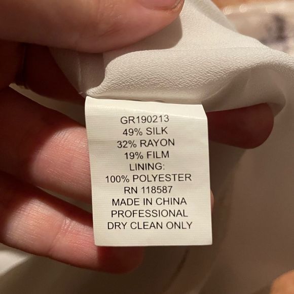 Grey by Jason Wu - Winter Floral Silk Blouse - size 4 - Picture 10 of 15